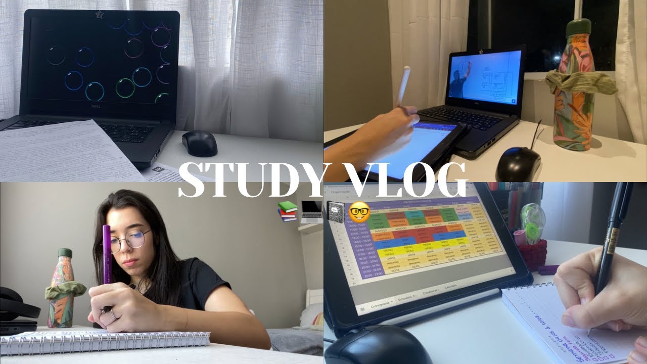 study vlog | organização da semana, estudos e anki⭐️