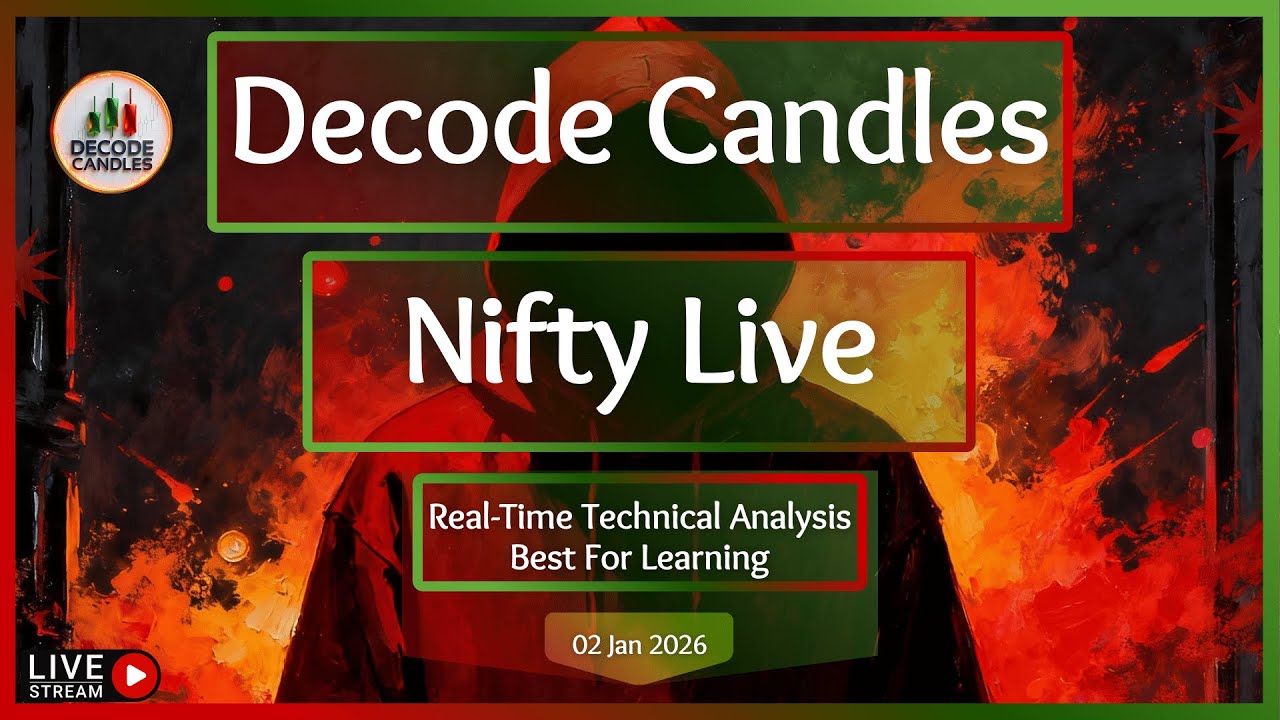 Live | NIFTY 50 • BANKNIFTY • SENSEX | Candlestick Secrets | For Learning Analysis | 02 Jan 2026.
