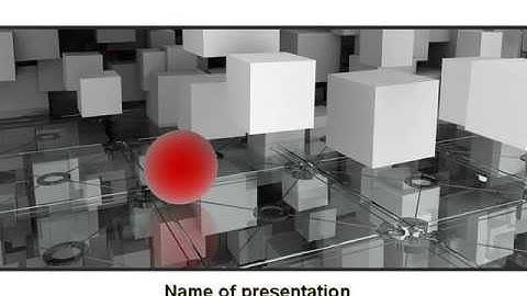 Red Spot PowerPoint Template by PoweredTemplate.com