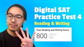 Digital SAT Practice Test 4 (Bluebook), Reading & Writing — Watch me get 54/54 on my first try screenshot 2