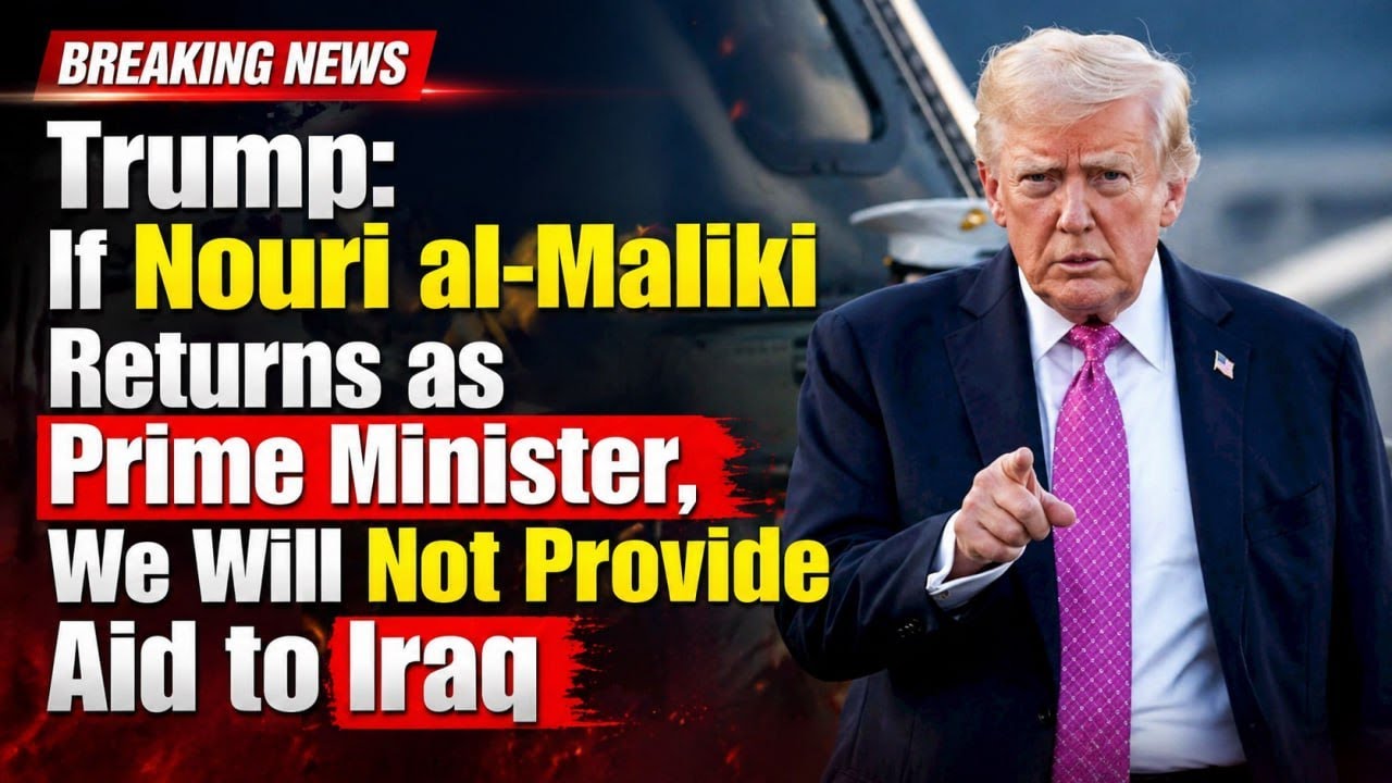 LIVE: 28-04-26 | TRUMP-IF NOURI AL-MALIKI RETURNS AS PRIME MINISTER, WE WILL NOT PROVIDE AID TO IRAQ