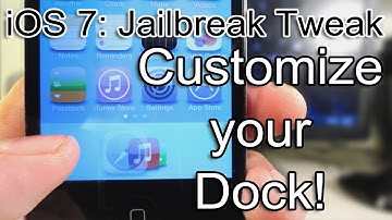 iOS 7: Customize your Dock! (Jailbreak Tweak) iPhone, iPad, and iPod Touch!