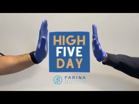 Its National High Five Day @ Farina Orthodontic Specialists