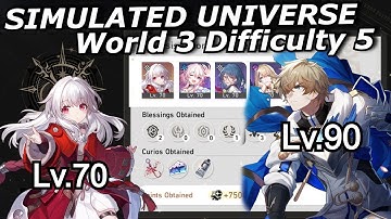 Can My Clara Comp Beat The Lv.90 Gepard? | Simulated Universe World 3 Difficulty 5 Honkai: Star Rail