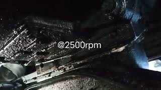 crankshop oilseal leak...before/after 2000 Isuzu Troooper Mysterious Oil Leak