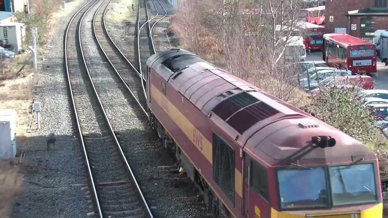 60065 & 60007 Warrington Latchford Sidings 21/02/12 YouTube