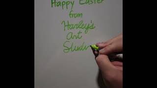 Happy Easter from Harley's Art Studio! #shorts