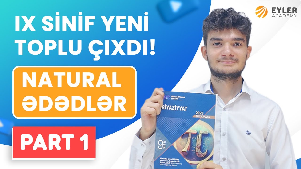 ✅❗️👉🏻NATURAL ƏDƏDLƏR-PART 1 / 9-cu SİNİF DİM test toplusu 2025