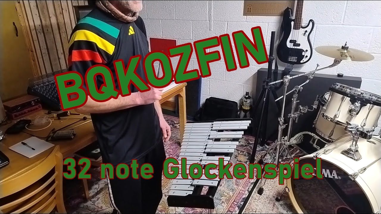 BQKOZFIN 32 note Glockenspiel - setup to make playable and how to tune a Glockenspiel (properly)