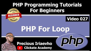 027 - PHP For Loop | PHP Tutorial for Beginners Full Course