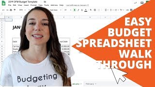 How to Create an Easy Budget Spreadsheet with Google Sheets | Step by Step Tutorial