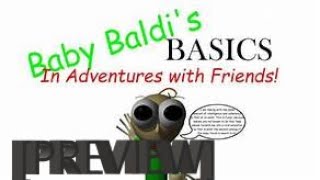 Baldi Is A BABY? | Baby Baldi (PREVIEW)