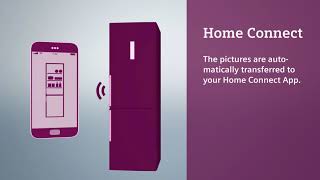 Siemens fridge freezers with Home Connect  Camera in the fridge