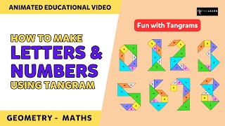 How to make letters and numbers through Tangram | Fun with Tangrams | Part 2/4 | TicTacLearn screenshot 4