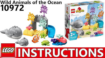 How to Build LEGO 10972 | Wild Animals of the Ocean | LEGO DUPLO Instructions