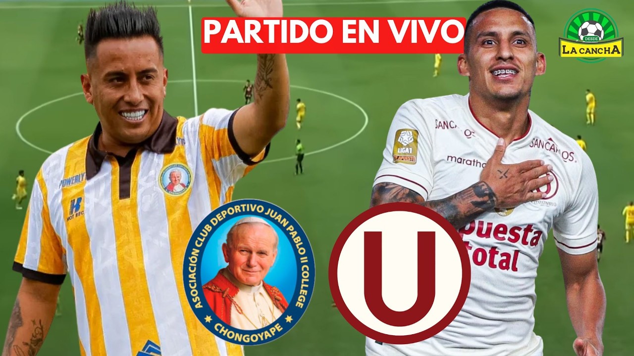 JUAN PABLO II VS UNIVERSITARIO EN VIVO🔴/ TORNEO APERTURA LIGA 1 FECHA ...
