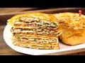 薄皮软面千层肉饼 Layered Meat Pies | 外酥内软 凉了也不硬 | 不用发面 省时简单 | 尚食厨房