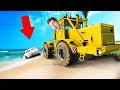 ТРАКТОРИСТ ВЫТАЩИЛ ПРИЕЗЖИХ МАЖОРОВ НА БМВ ИЗ РЕКИ - FARMING SIMULATOR 19