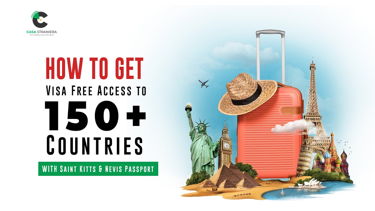 Citizenship by Investment [ St Kitts & Nevis Passport Gives Visa free Access to Over 150