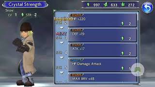 DISSIDIA FINAL FANTASY OPERA OMNIA - Snow's Victory Pose