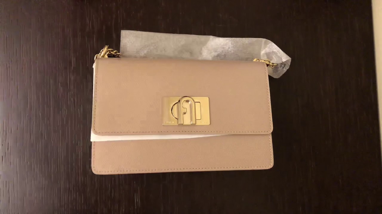 FURLA VIVA MINI CROSSBODY BAG REVIEW +unboxing items from usa 