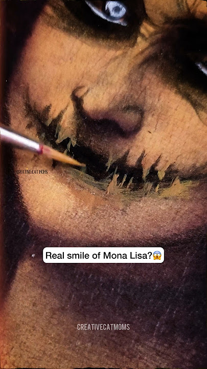 Mona Lisa was POSSESSED!🤫 #shorts #art #creative