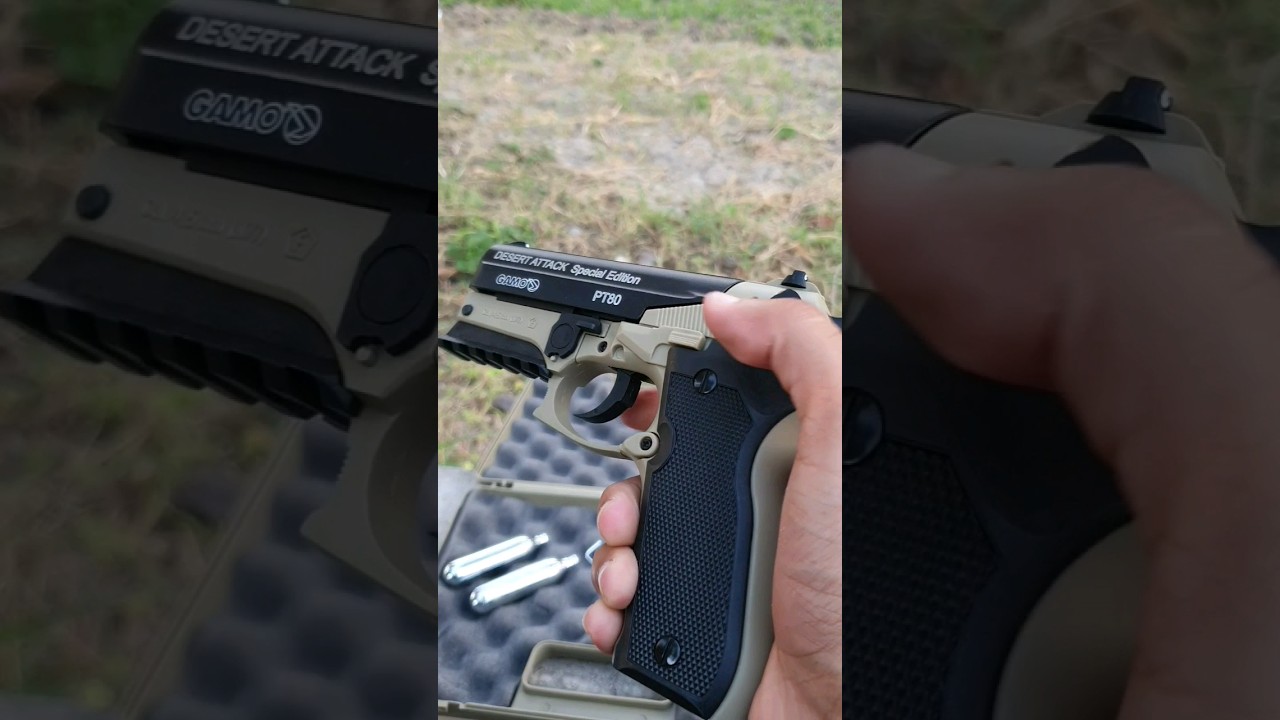 PT 80 (gamo) desert Attack 🇪🇸 (CO²) airgun 
