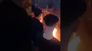 حرق علم إسرائ_يل في الشرقيه ????