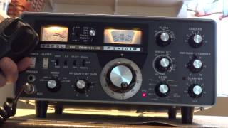KE7RSP, Yaesu FT 101B selling on eBay. NON-Working; Receives but does NOT Transmit