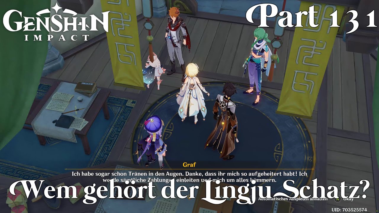 Genshin Impact Wem Gehört Der Lingju-schatz [2160p/60FPS/DE]Genshin Impact Gameplay Part 131 - Wem gehört der
