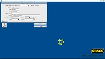 15  MYOB   Supplier Opening Balances