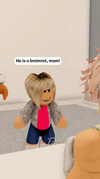 Little Brother can't talk... #roblox #shorts #berryave