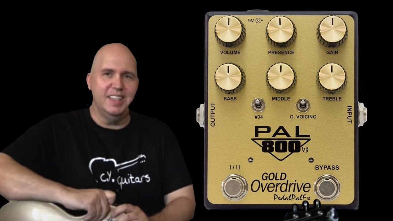 The Pedal Pal 800 Gold Overdrive
