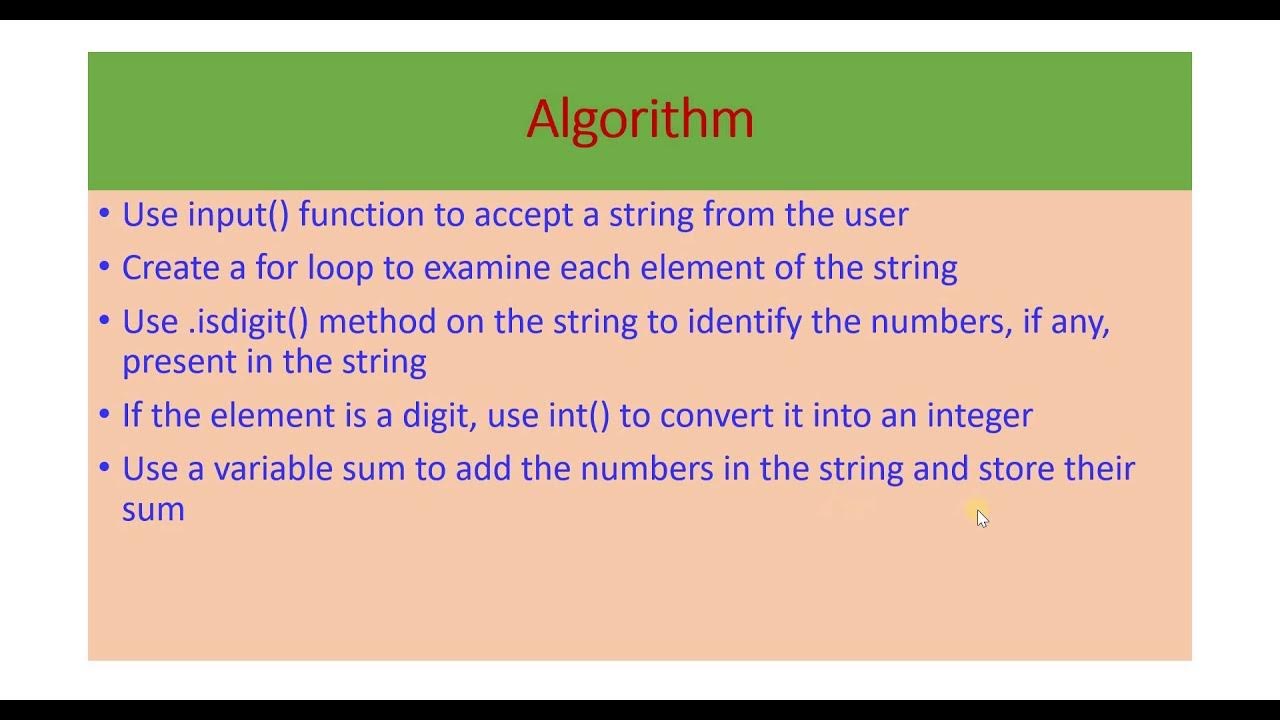 CBSE: Python : Input a string having some digits. Write a function to ...