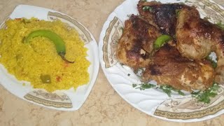 طريقه عمل الارز المبهر بكل سهوله والطعم حكايه/الارز الاصفر /ارز بالكركم /ارز المشاوي#يوميات_أسماء