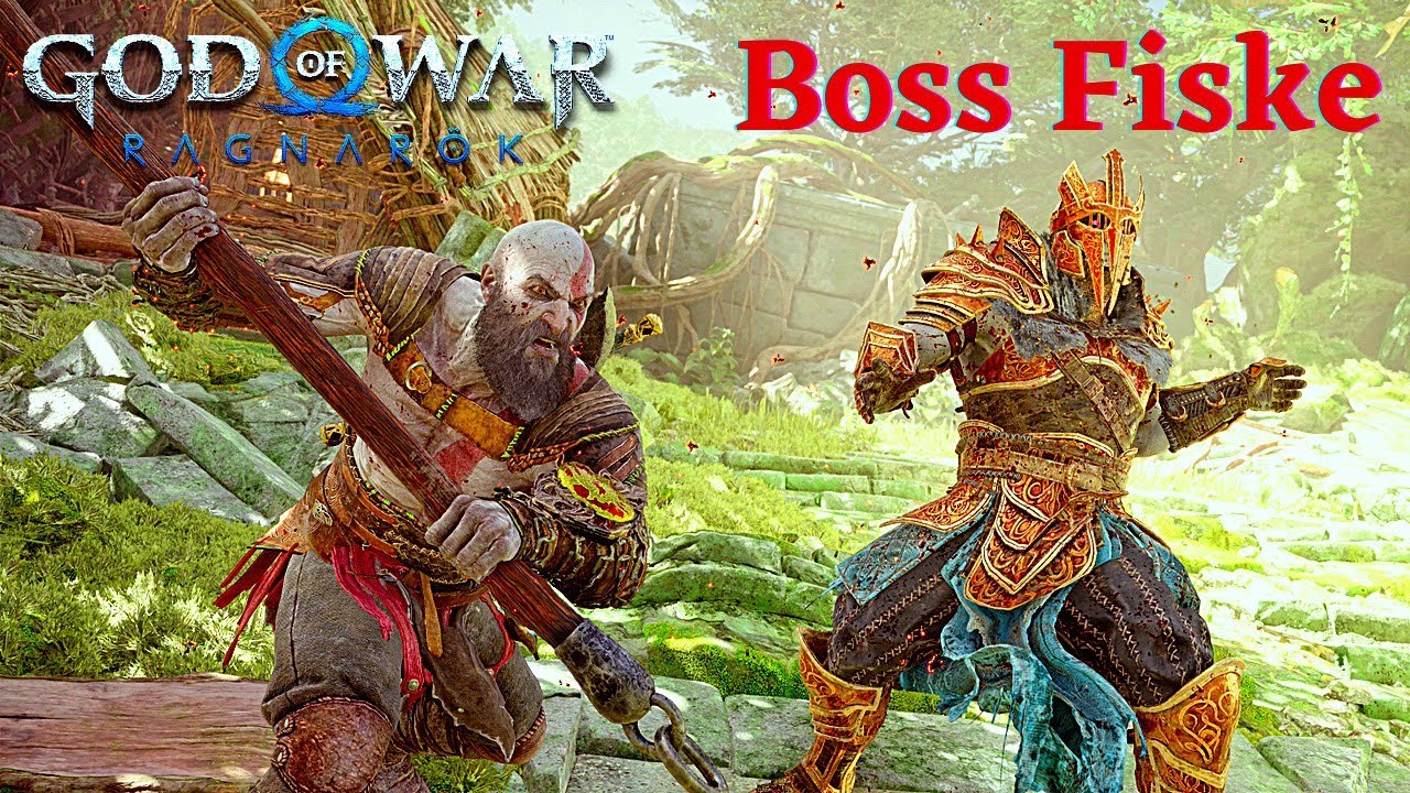 GOD OF WAR RAGNAROK - BOSS FIGHT (FISKE) - YouTube