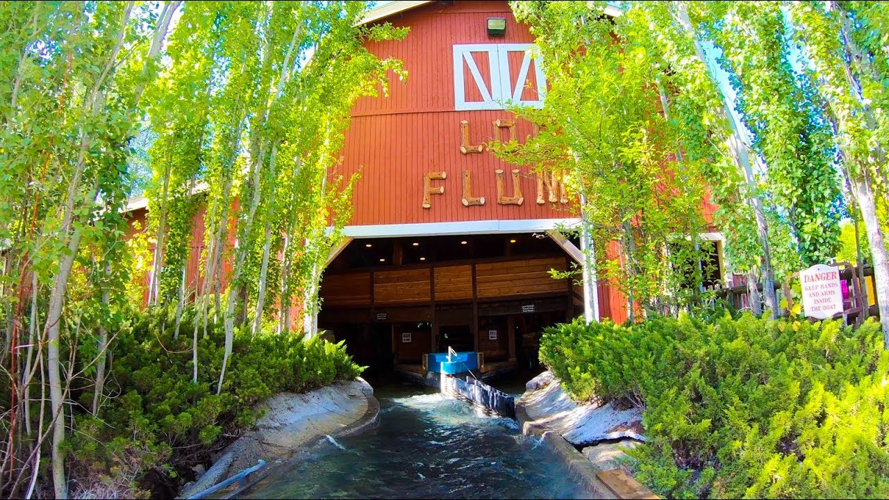 Roaring Creek Log Flume - Silverwood Theme Park - Athol, ID