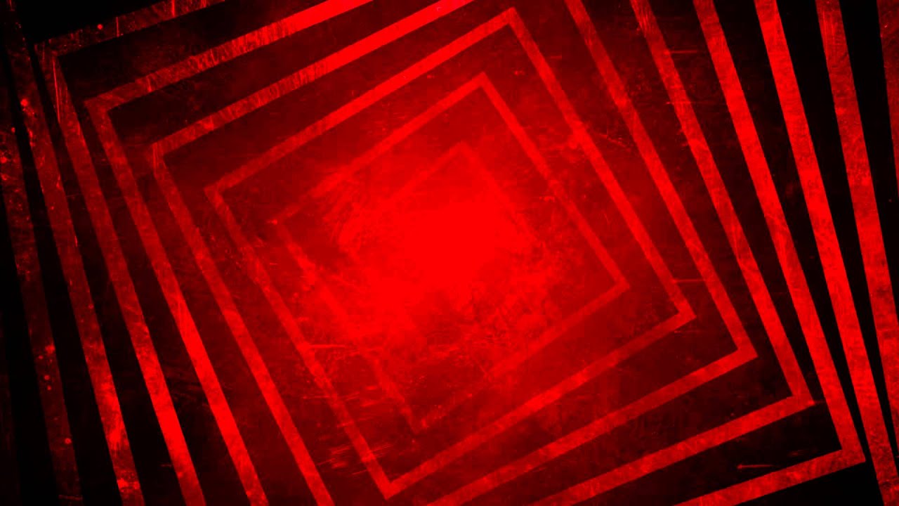 Red Spinning Squares - HD Background Loop - YouTube