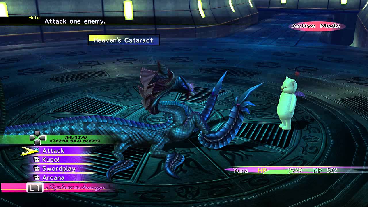 Final Fantasy X-2 HD -- Super easy way to beat Chac