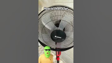 How to clean a fan💀