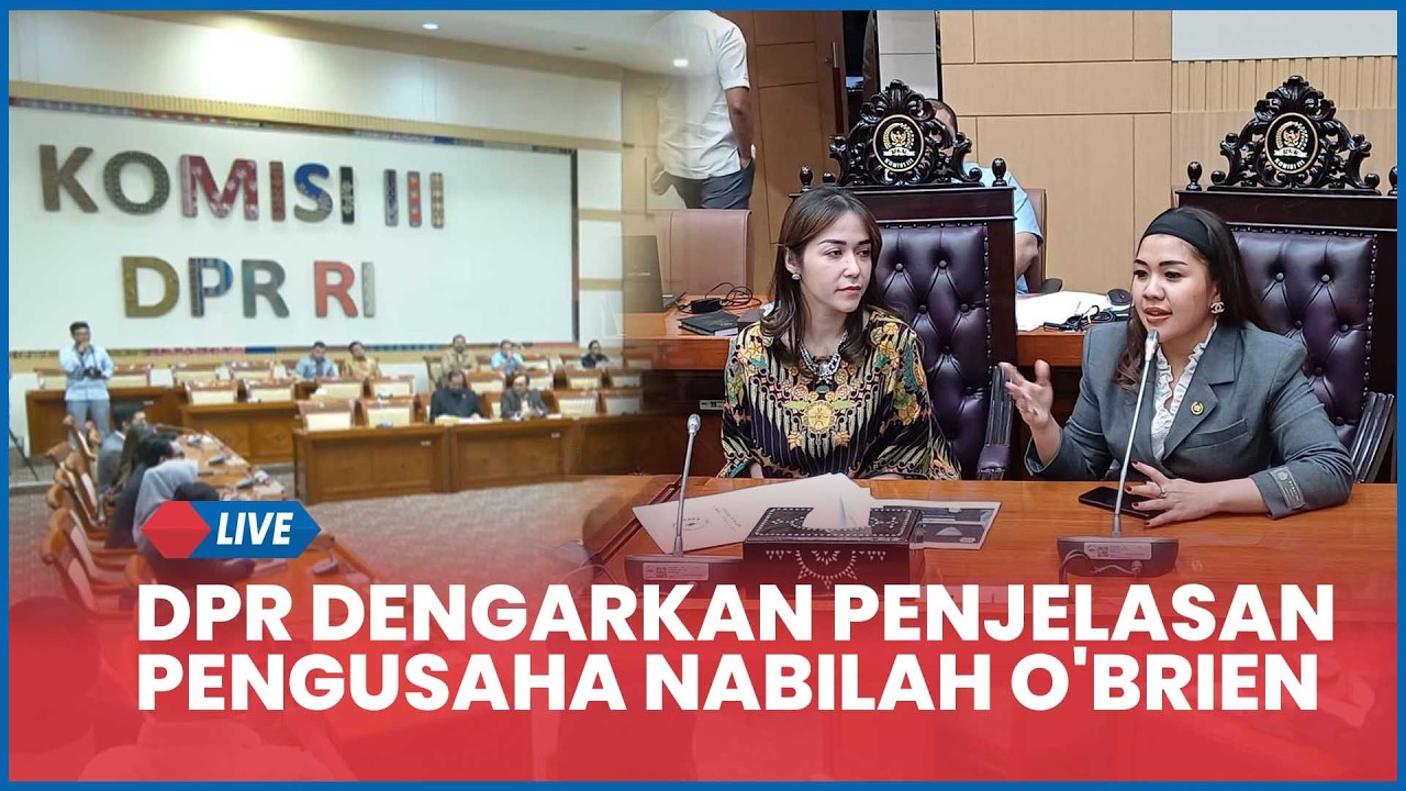 DPR Dengarkan Penjelasan Pengusaha Resto Nabilah O'Brien Tersangka Kasus Pencemaran Nama Baik