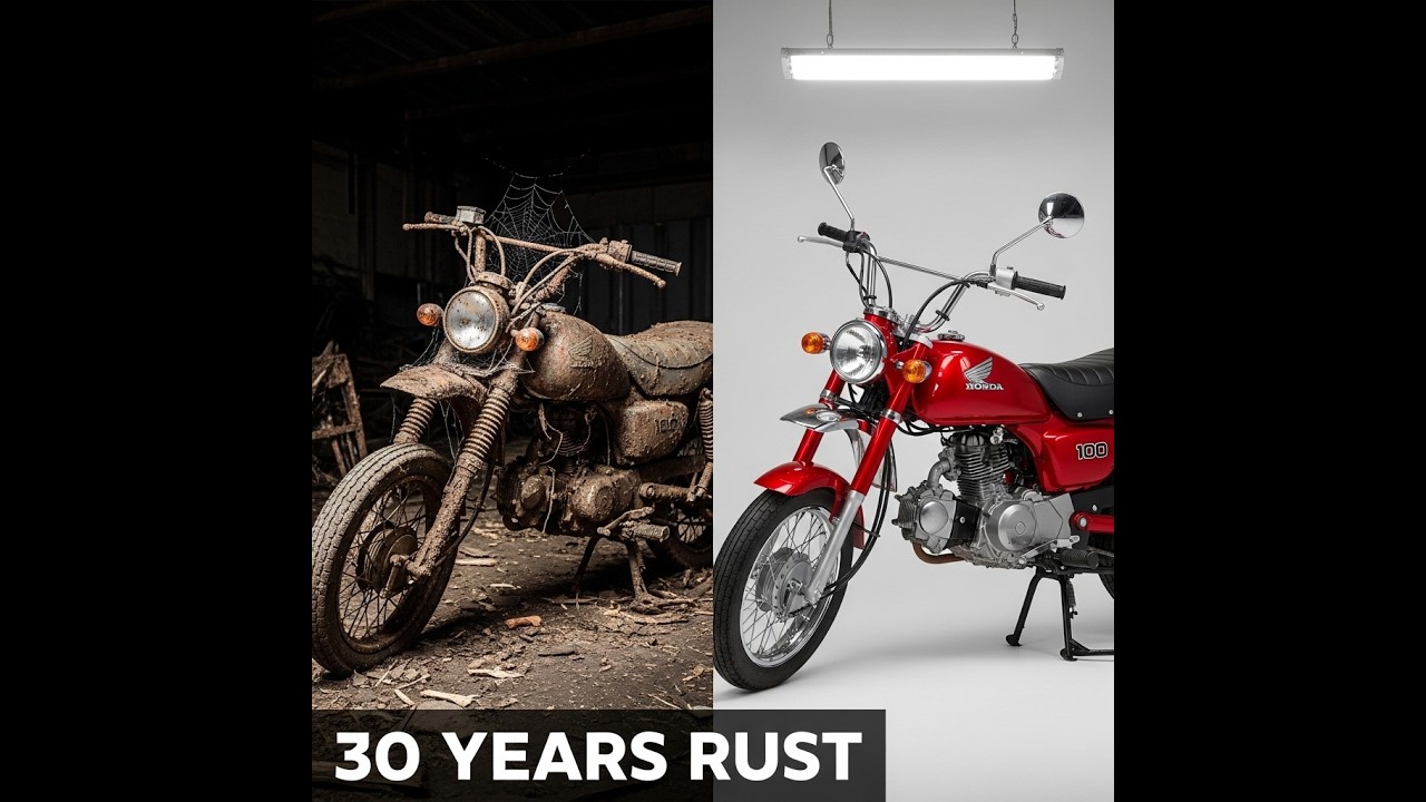 I Found a Destroyed Honda SCR 100… Can It Run Again?