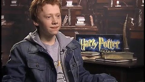 Harry Potter and the Chamber of Secrets : Rupert Grint Interview