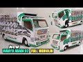 MEMBUAT MINIATUR TRUK NEW WAHYU ABADI 02 BISA OLENG DARI KARDUS,FULL HIDROLIK || HANDMADE