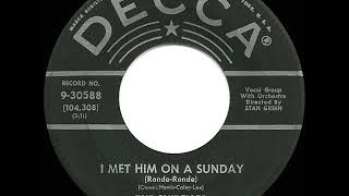 Watch Shirelles I Met Him On A Sunday video