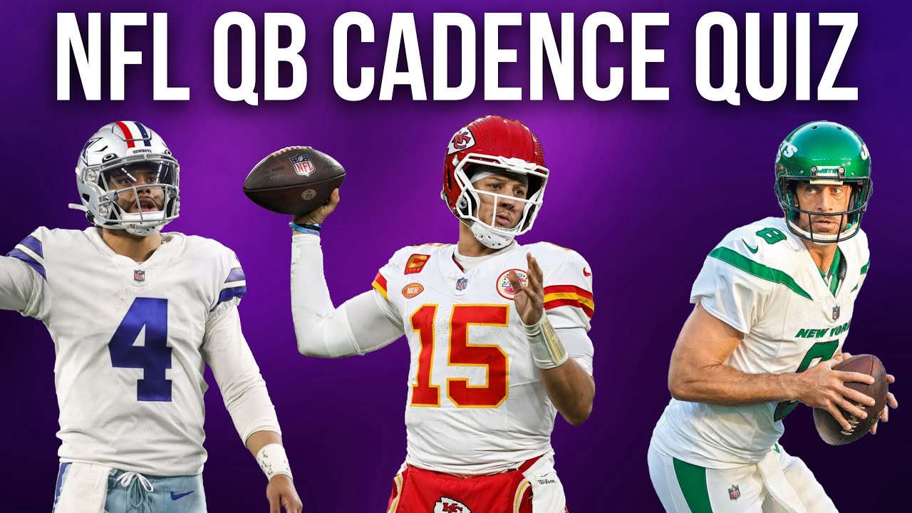 NFL QB Cadence Quiz 2023 Season YouTube