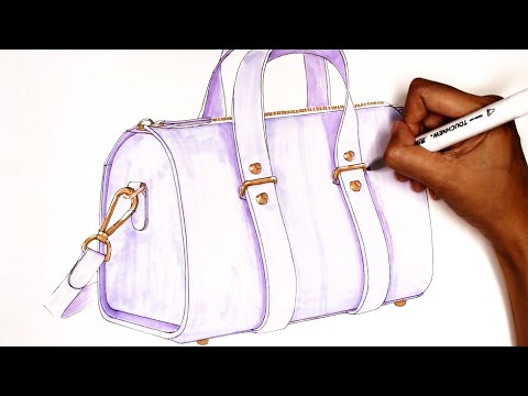 Famous handbag designs - sketches by Emily O'Rourke | Bags, Handbag, Drawing  bag