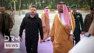 Breaking News Ukraines Zelenskiy Arrives In Saudi Arabia For High-Level Security Meetings Ac1N