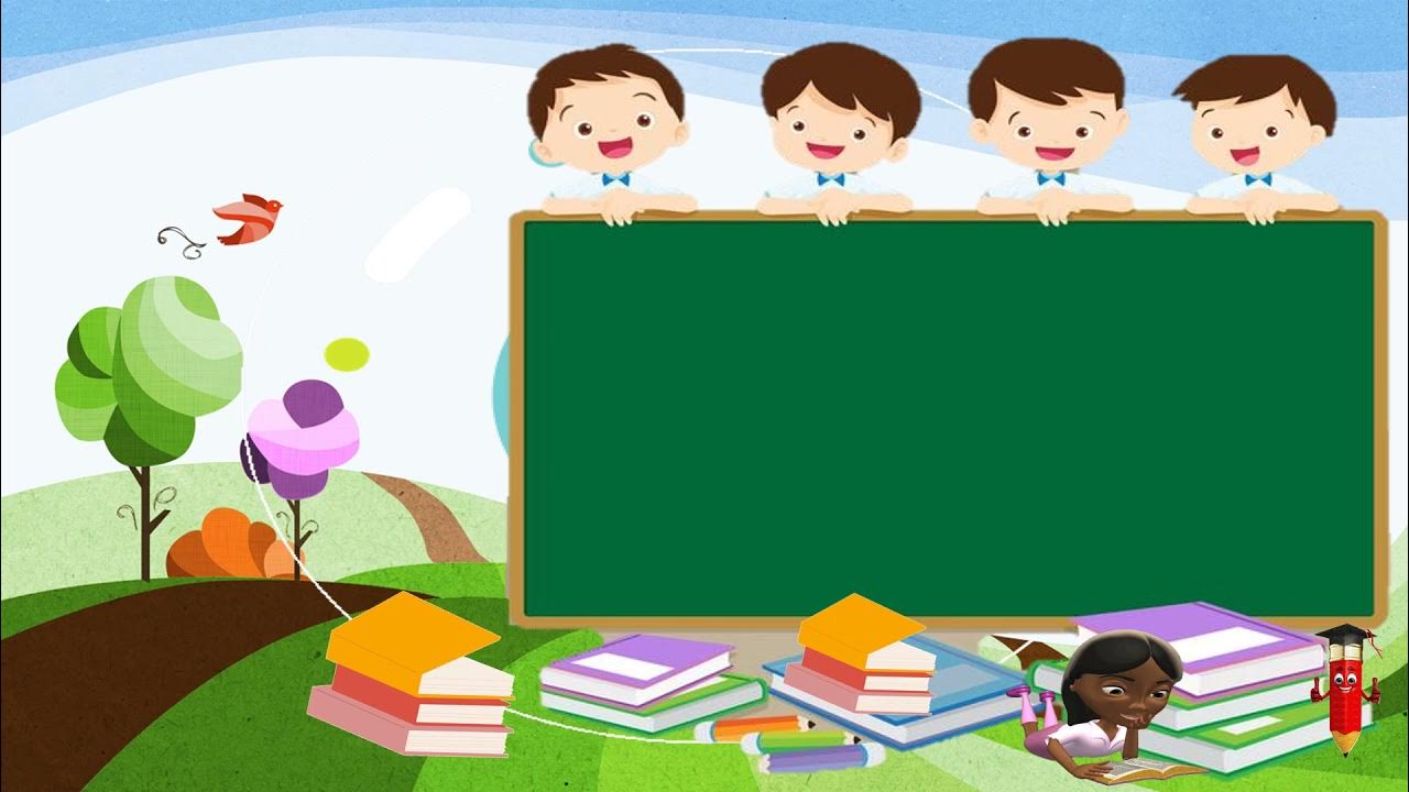Animated Blackboard Screen Background [FREE DOWNLOAD] Virtual/ Online