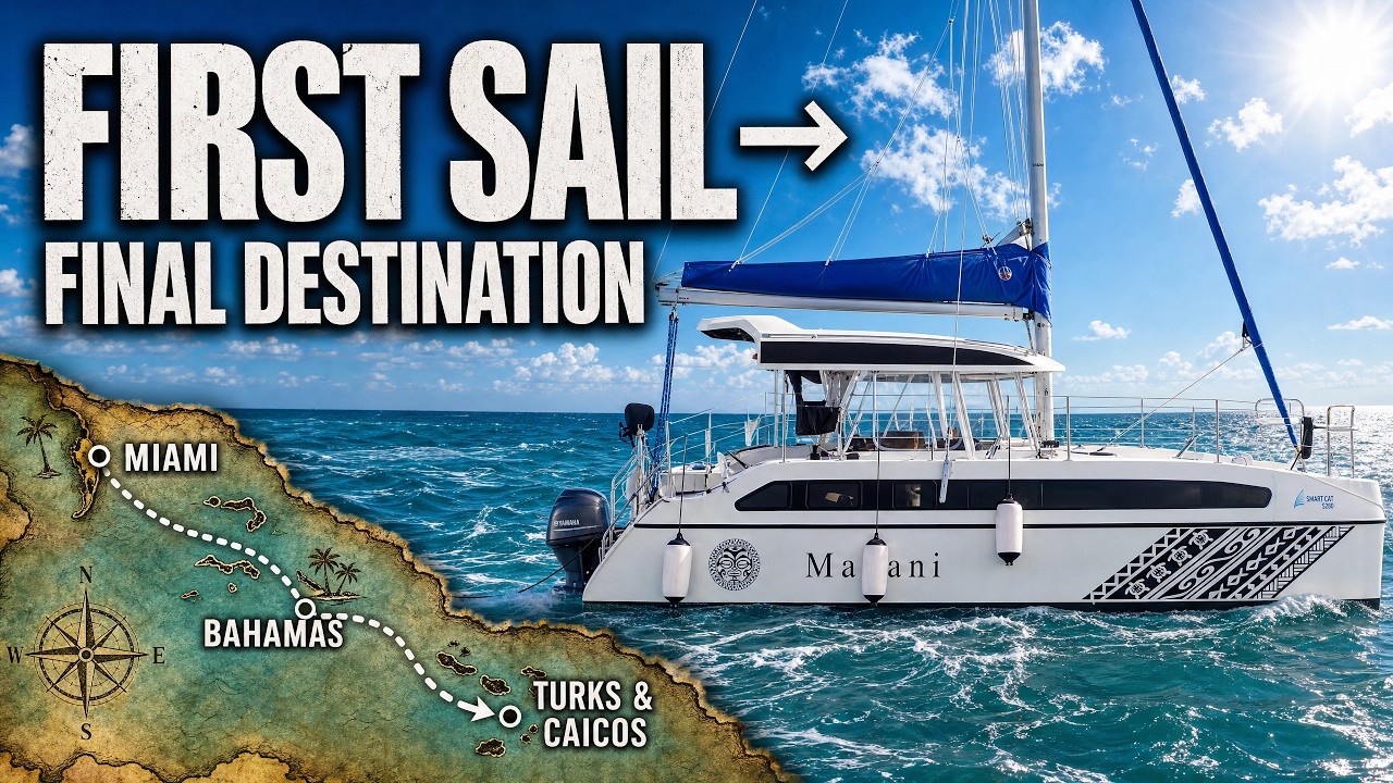 ⁣Sailing MAKANI for the First Time | Smart Cat S280 Bound for the Bahamas